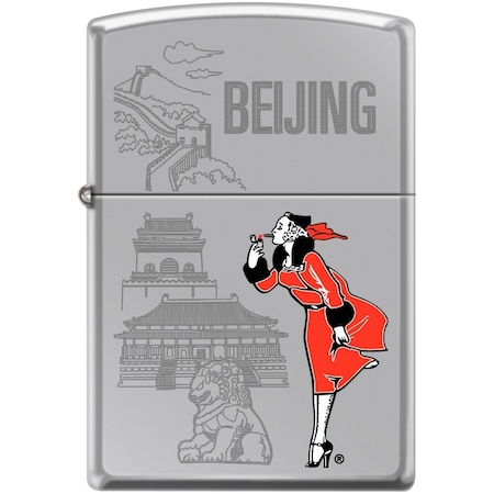 Zippo 2024 Zippo Custom Windy Beijing Hp Chrome ZIP-250CI403987